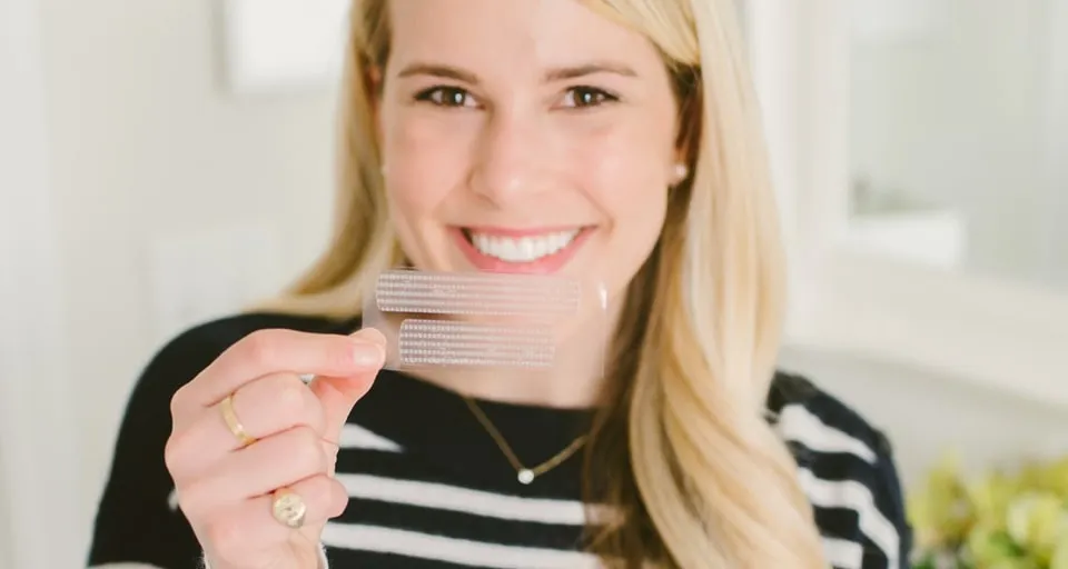 34119 teeth whitening strip application